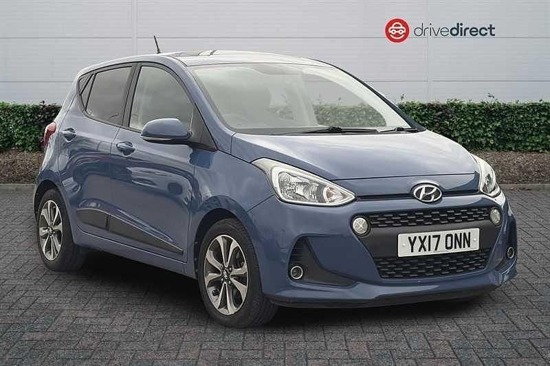 Used Hyundai i10 Premium SE 2017 Blue Hatchback