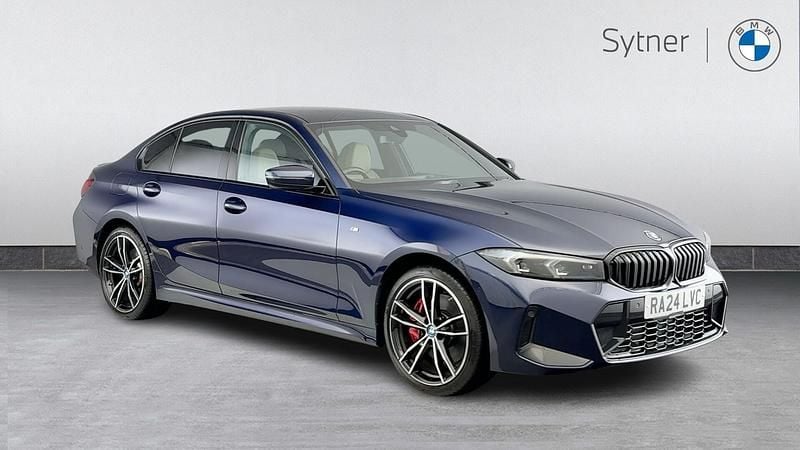 Blue Used 2024 BMW 330e M Sport | £33,500 (Good price) - Image 1/4