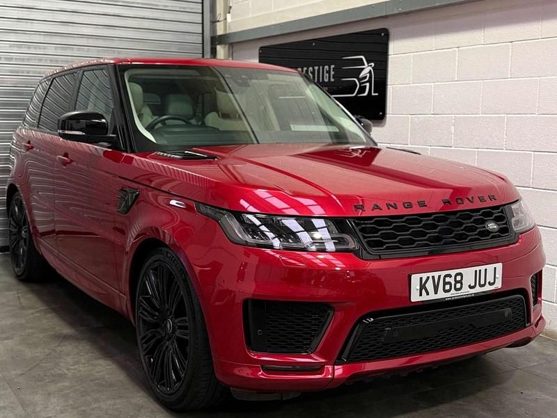Red Used 2018 Land Rover Range Rover Sport HSE Dynamic SUV | £24,989 (Fair price) - Image 1/4