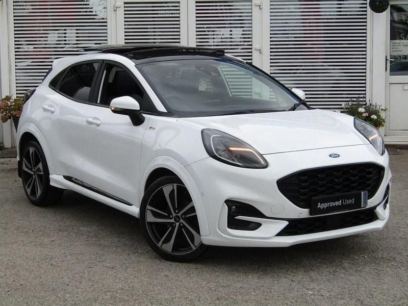 White Used 2020 Ford Puma Gen-E ST-Line X Hatchback | £13,336 (A bit pricey) - Image 1/4