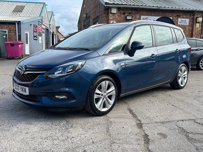 Used Vauxhall Zafira SRi 140 HP (102 kW) 2017 Blue MPV