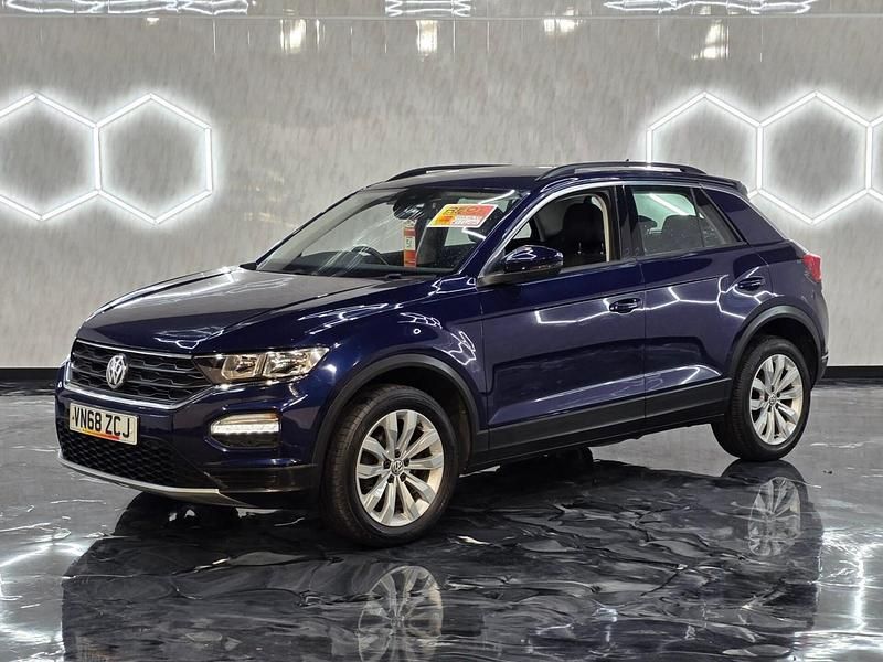 Used VW T-Roc SE 115 HP (84 kW) 2018 Blue SUV