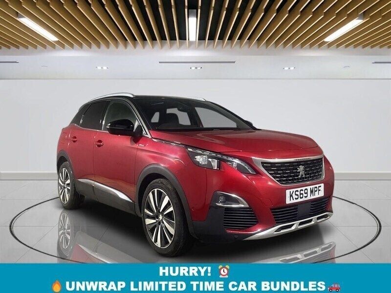 Red Used 2019 Peugeot 3008 Premium SUV | £11,299 (Good price) - Image 1/3