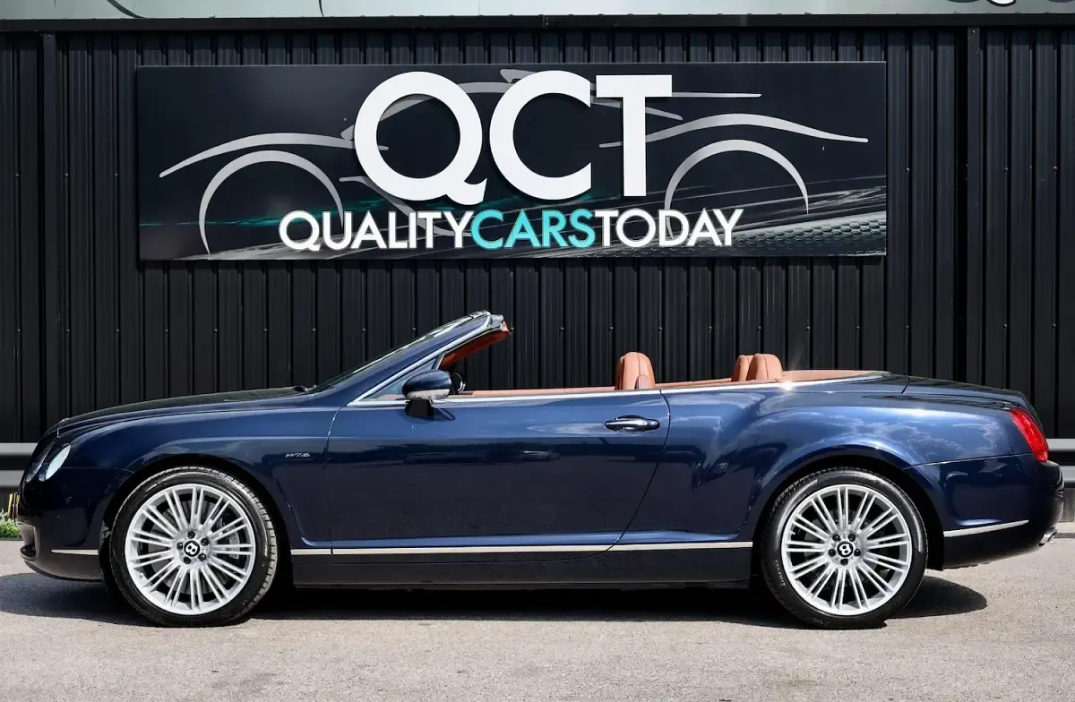 Used Bentley Continental 550 HP (404 kW) 2007 Blue Cabriolet