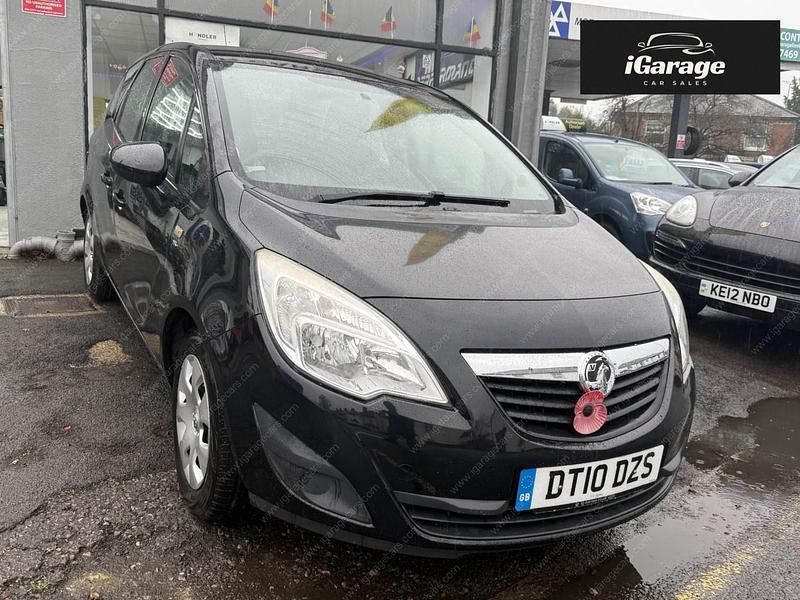 Used Vauxhall Meriva S 120 HP (88 kW) 2010 Black MPV