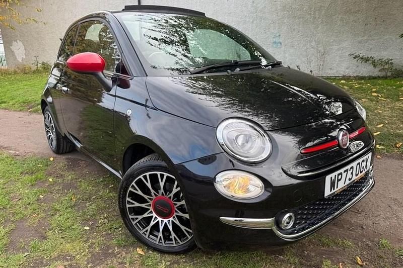 Used 2023 Fiat 500C Red Cabriolet | £13,850 (Fair price) - Image 1/1