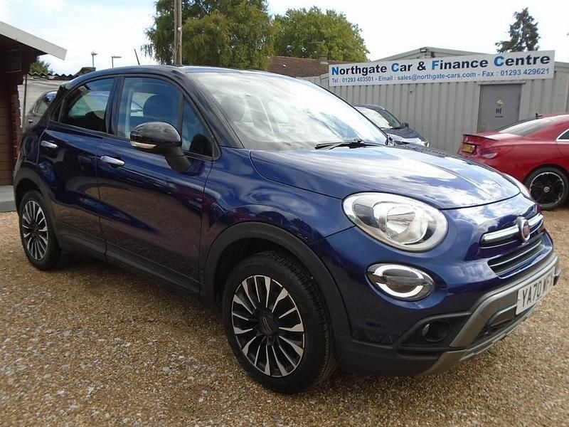 Blue Used 2020 Fiat 500X Cross SUV | £10,995 (Fair price) - Image 1/4