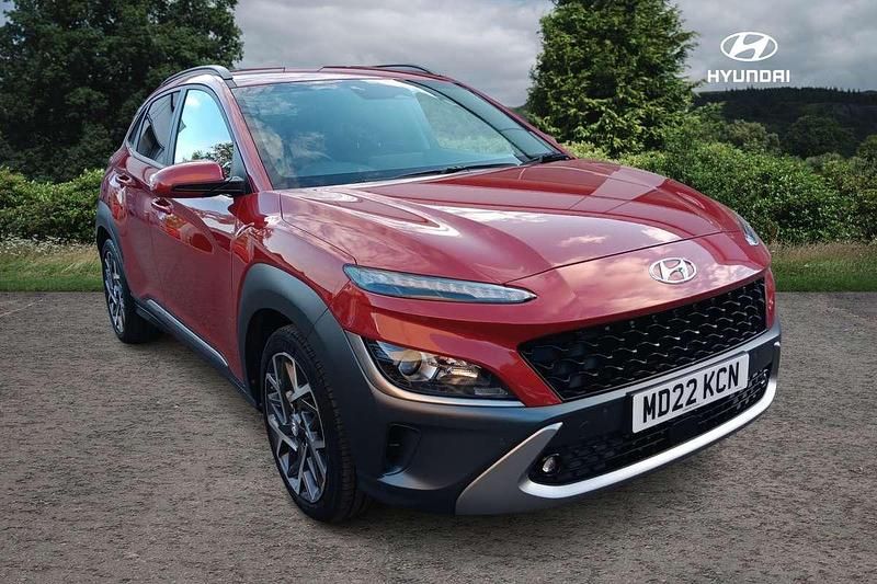 Red Used 2022 Hyundai Kona Premium SUV | £17,399 (Fair price) - Image 1/4