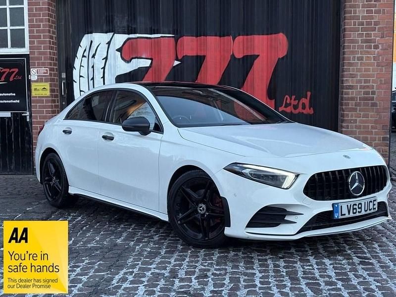 White Used 2019 Mercedes A180 AMG Line Premium Plus Sedan | £16,266 (A bit pricey) - Image 1/4