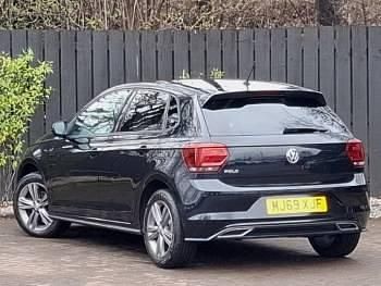 Used VW Polo R-line 115 HP (84 kW) 2019 Black Hatchback