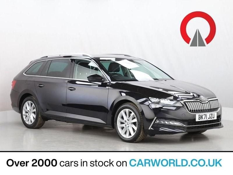 Used Skoda Superb SE Technology 218 HP (160 kW) 2021 Black Estate