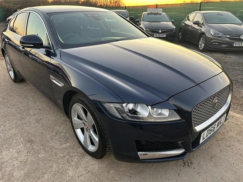Blue Used 2016 Jaguar XF Portfolio Sedan | £6,650 (Fair price) - Image 1/3