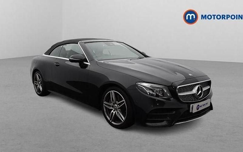 Black Used 2019 Mercedes E300 AMG line Cabriolet | £22,449 (Good price) - Image 1/4