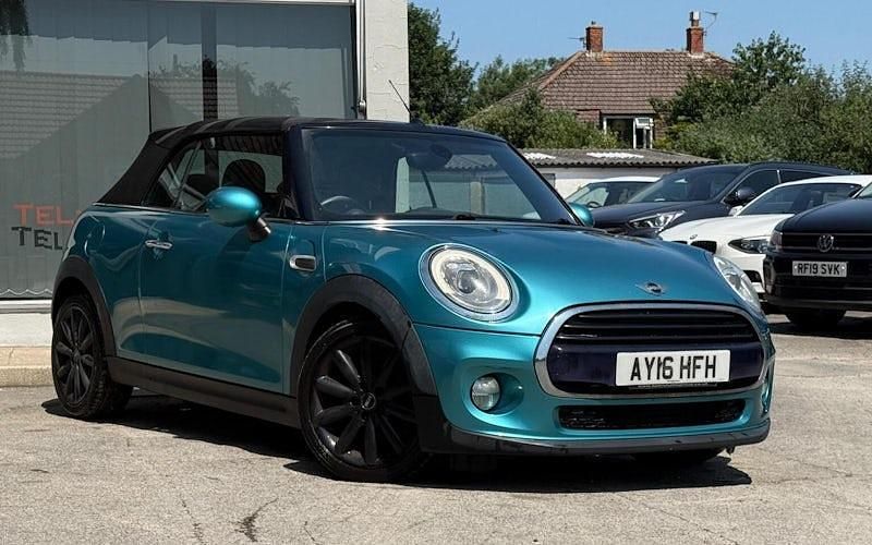 Turquoise Used 2016 Mini Cooper D Cabriolet Cabriolet | £6,995 (Fair price) - Image 1/4