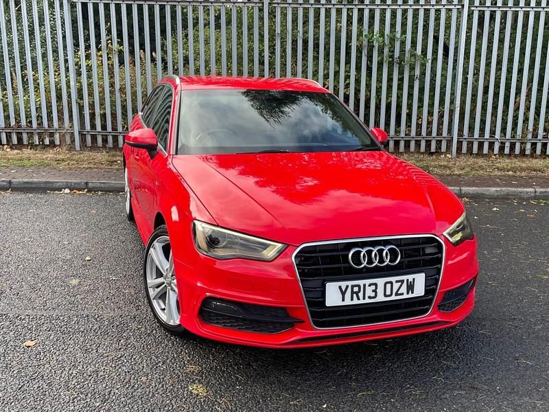 Red Used 2013 Audi A3 S-Line Hatchback | £4,995 (Expensive) - Image 1/3