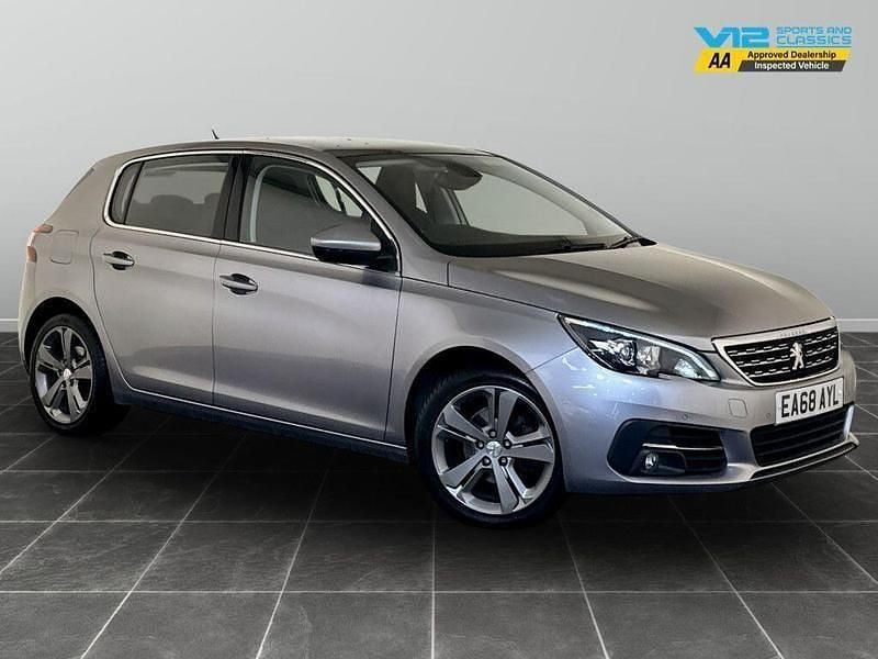 Grey Used 2018 Peugeot 308 Allure Hatchback | £9,195 (Fair price) - Image 1/2