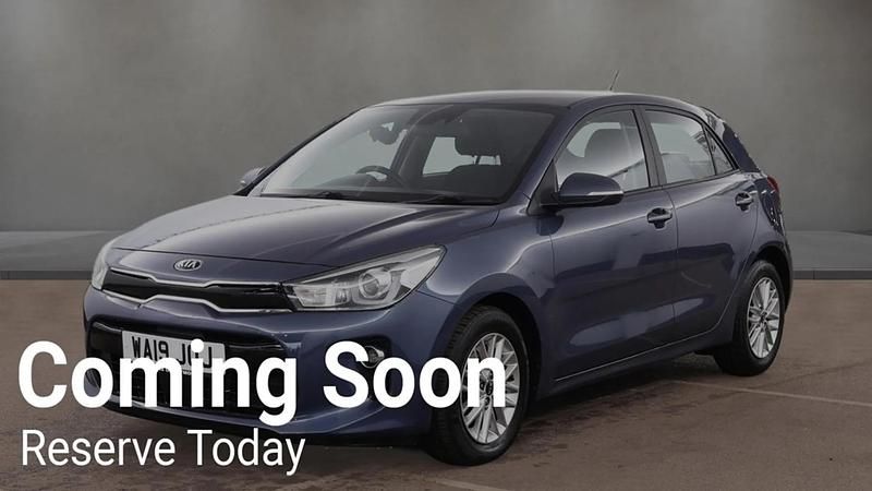 Used Kia Rio Air 2019 Blue Hatchback