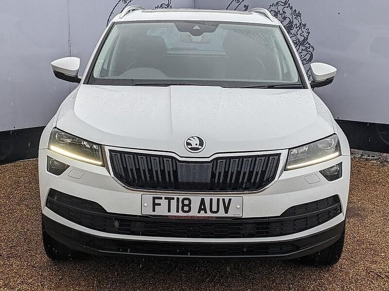 Used Skoda Karoq 150 HP (110 kW) 2018 White SUV