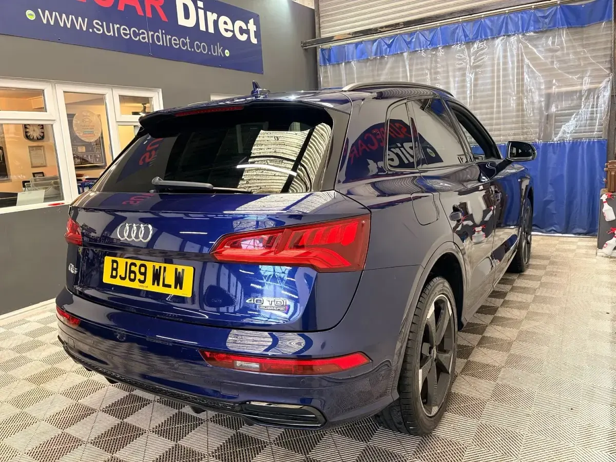 Used Audi Q5 Black Edition 190 HP (139 kW) 2019 Blue SUV
