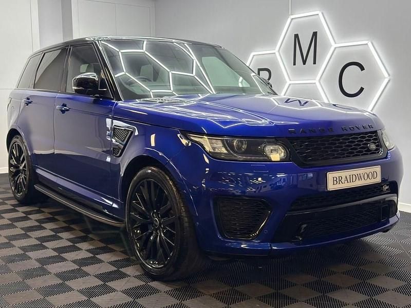 Used Land Rover Range Rover Sport SVR 550 HP (404 kW) 2017 Blue SUV