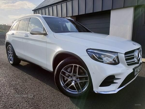 White Used 2017 Mercedes GLC220 AMG line Estate | £17,995 (Fair price) - Image 1/4