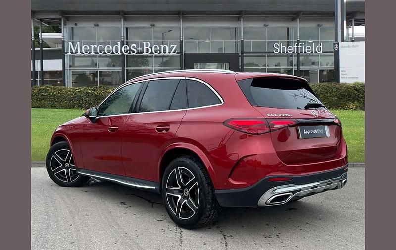 Used Mercedes GLC220 AMG line 194 HP (142 kW) 2023 Red SUV