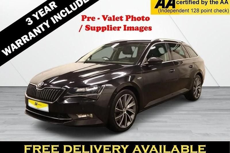 Black Used 2018 Skoda Superb LAURIN & KLEMENT Estate | £17,595 (Fair price) - Image 1/1