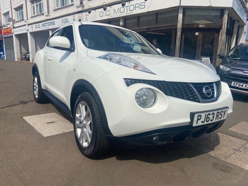 White Used 2013 Nissan Juke Acenta SUV | £4,495 (Fair price) - Image 1/4