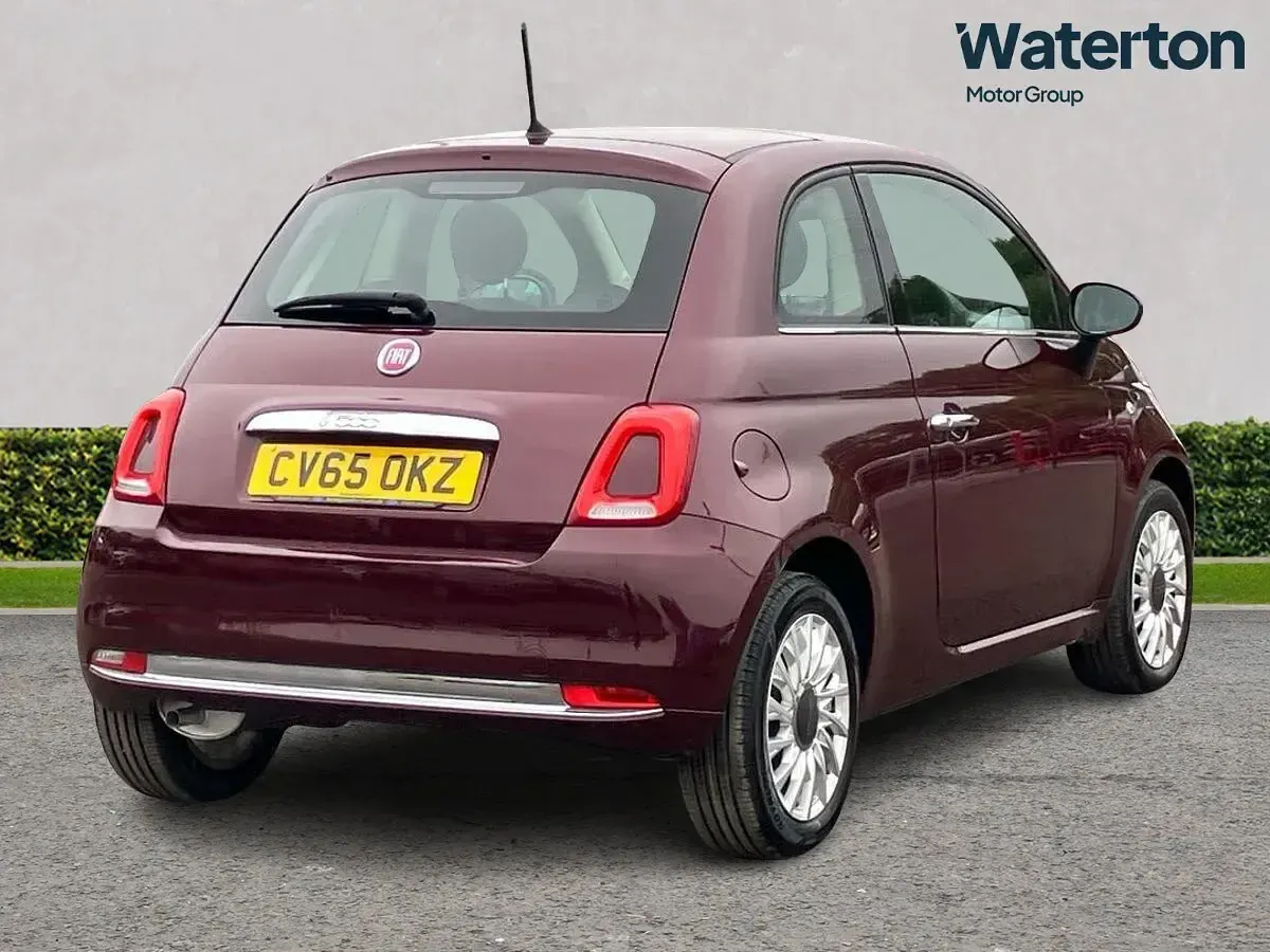 Used Fiat 500 Lounge 69 HP (50 kW) 2015 Red Hatchback