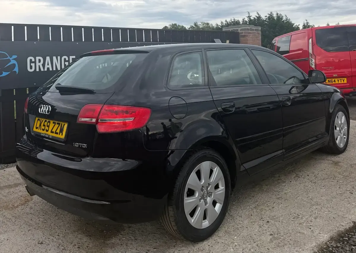 Used Audi A3 105 HP (77 kW) 2009 Black Hatchback