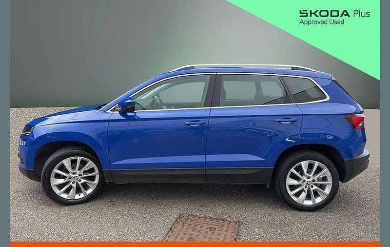 Used Skoda Karoq SE L 150 HP (110 kW) 2022 Energy blue SUV