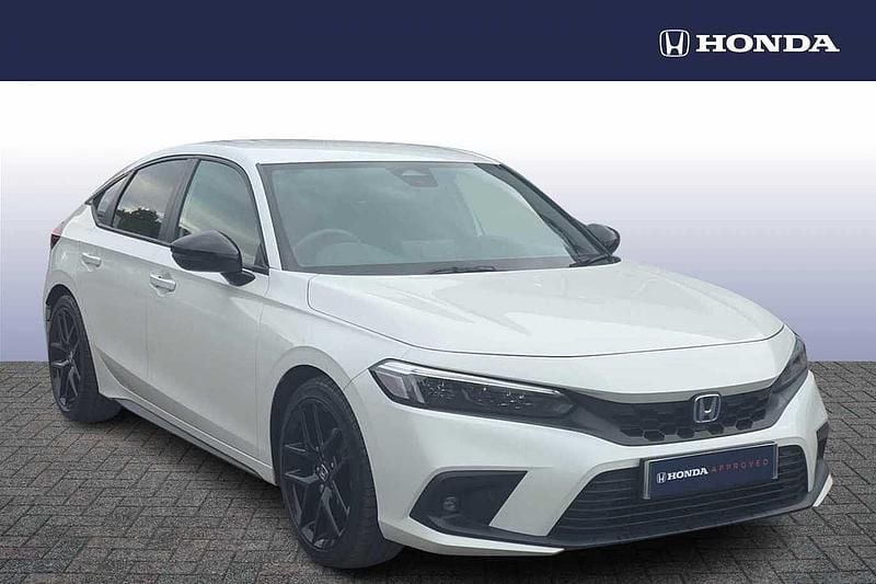 Platinum white Used 2023 Honda Civic Sport | £24,954 (Good price) - Image 1/4