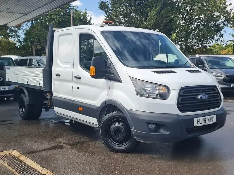 Used Ford Transit 130 HP (95 kW) 2018 White Van