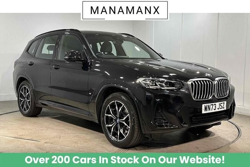 Black Used 2023 BMW X3 M Sport SUV | £36,479 (Good price) - Image 1/3
