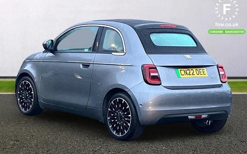 Second-hand Fiat 500e La Prima 86 kW (118 CP) 2022 Gri Cabrio