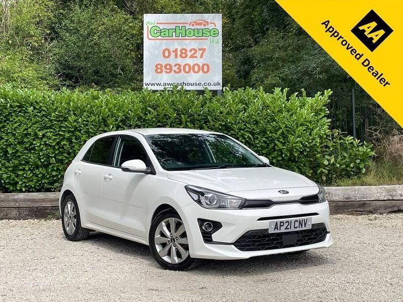 White Used 2021 Kia Rio Hatchback | £7,999 (Fair price) - Image 1/3