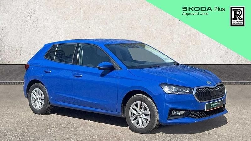 Used Skoda Fabia Comfort 95 HP (69 kW) 2023 Blue Hatchback