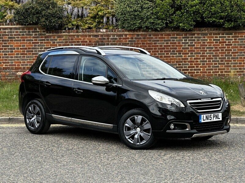 Black Used 2015 Peugeot 2008 Allure SUV | £7,499 (Fair price) - Image 1/4