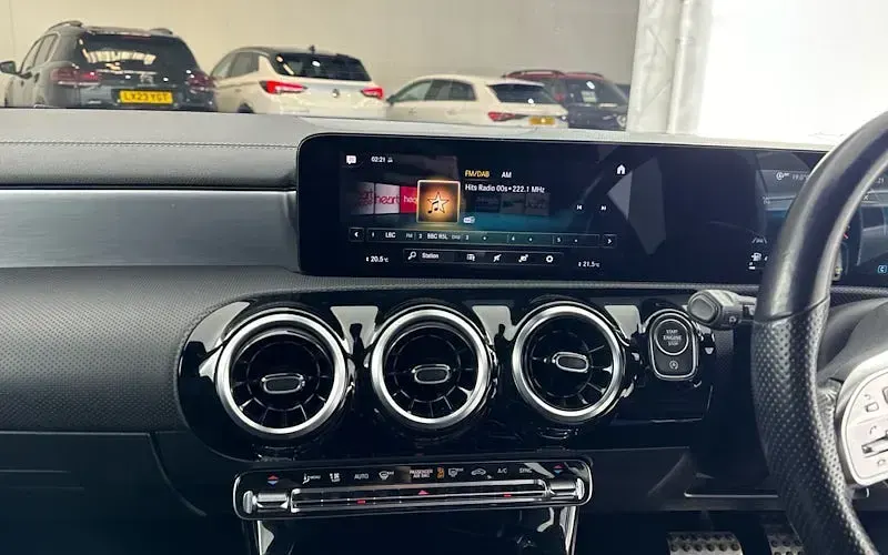 Used Mercedes CLA250 AMG line 224 HP (164 kW) 2021 Black Coupe