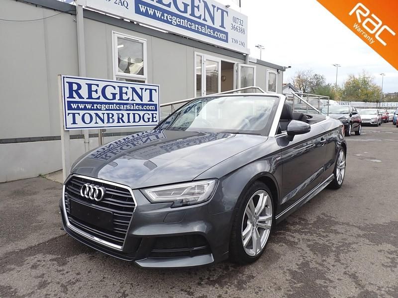 Grey Used 2016 Audi A3 Cabriolet S-Line Cabriolet | £12,995 (Fair price) - Image 1/4