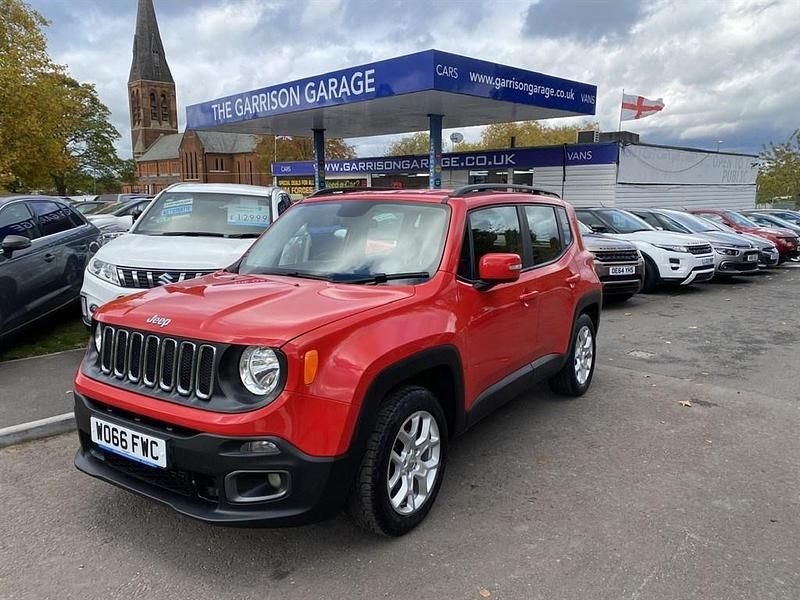 Red Used 2016 Jeep Renegade Longitude SUV | £5,999 (Fair price) - Image 1/4