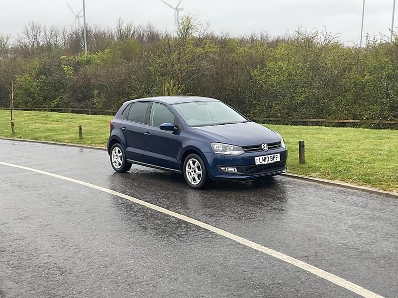 Used VW Polo 70 HP (51 kW) 2010 Blue Hatchback