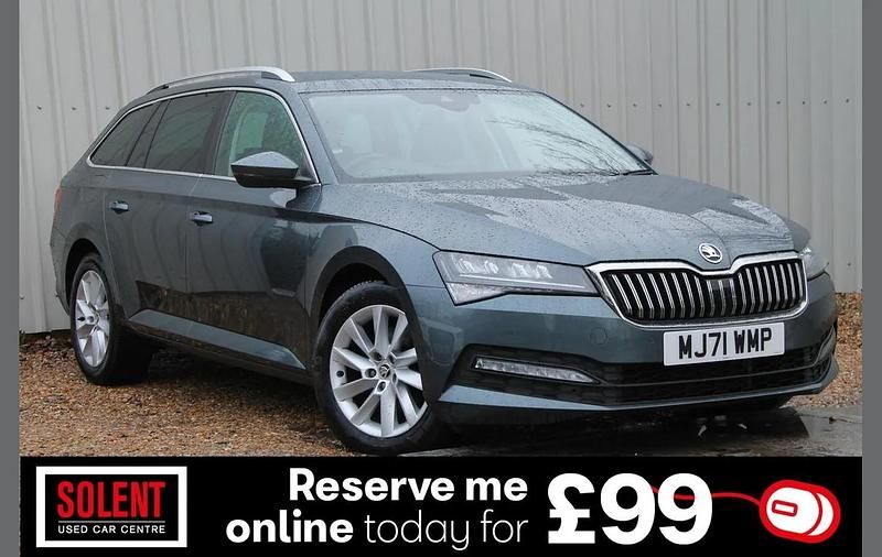 Grey Used 2021 Skoda Superb SE Technology Estate | £17,490 (Fair price) - Image 1/3