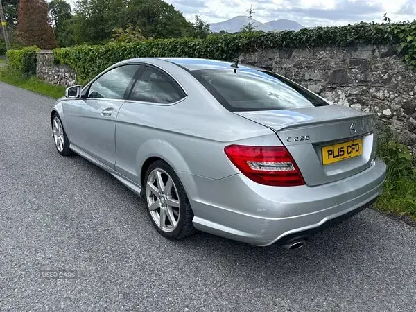 Used Mercedes C220 Sport Edition 170 HP (125 kW) 2015 Silver Coupe