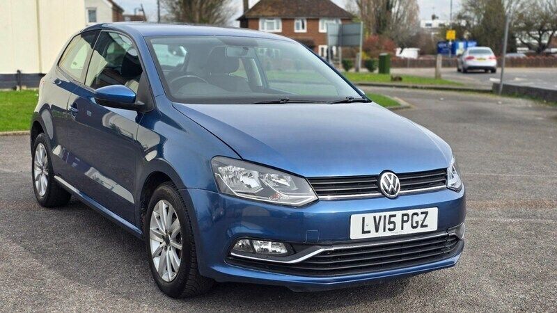 Blue Used 2015 VW Polo SE Hatchback | £5,190 (Super price) - Image 1/4