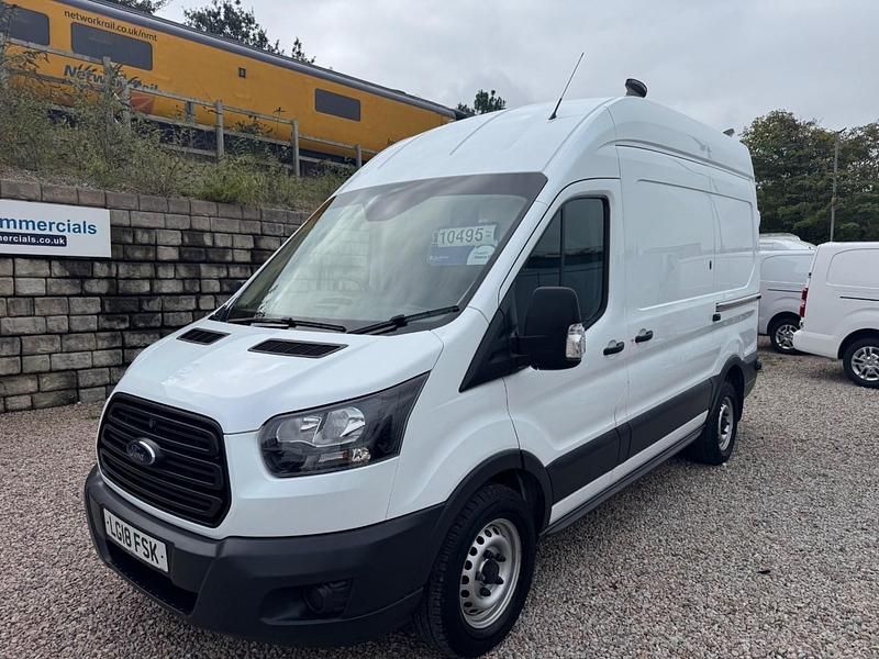 Used Ford Transit 130 HP (95 kW) 2018 White Van