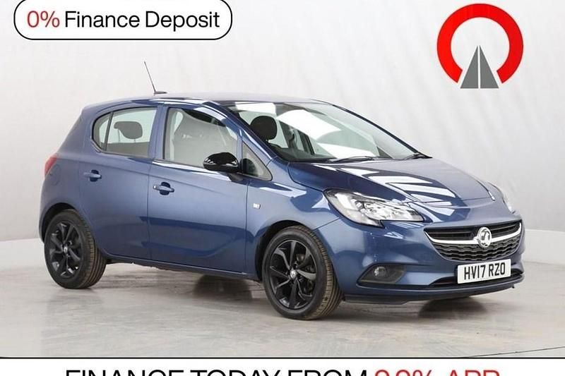 Used Vauxhall Corsa 90 HP (66 kW) 2017 Blue Hatchback