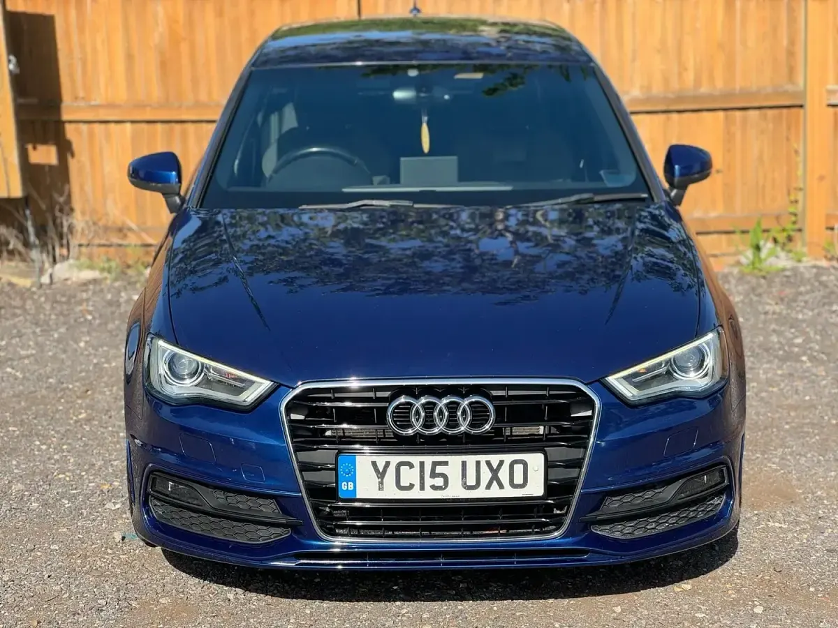 Used Audi A3 Sportback S-Line 2015 Blue Hatchback