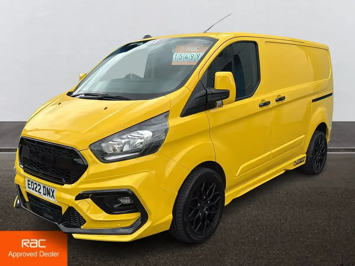 Used Ford Transit Custom 2022 Yellow Van