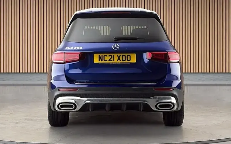 Used Mercedes GLB200 AMG line 163 HP (119 kW) 2021 Galaxy blue SUV